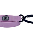SwaggerPaws waterproof dog lead with auto-lock carabiner, lavender purple