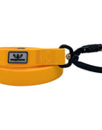 SwaggerPaws waterproof dog lead with auto-lock carabiner, mango orange