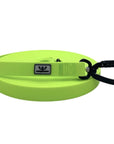 SwaggerPaws waterproof long line dog lead with auto-lock carabiner, kiwi green