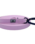 SwaggerPaws waterproof long line dog lead with auto-lock carabiner, lavender purple