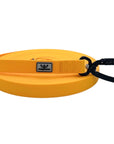 SwaggerPaws waterproof long line dog lead with auto-lock carabiner, mango orange
