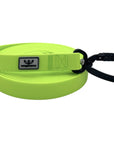 SwaggerPaws waterproof long line dog lead with auto-lock carabiner, kiwi green